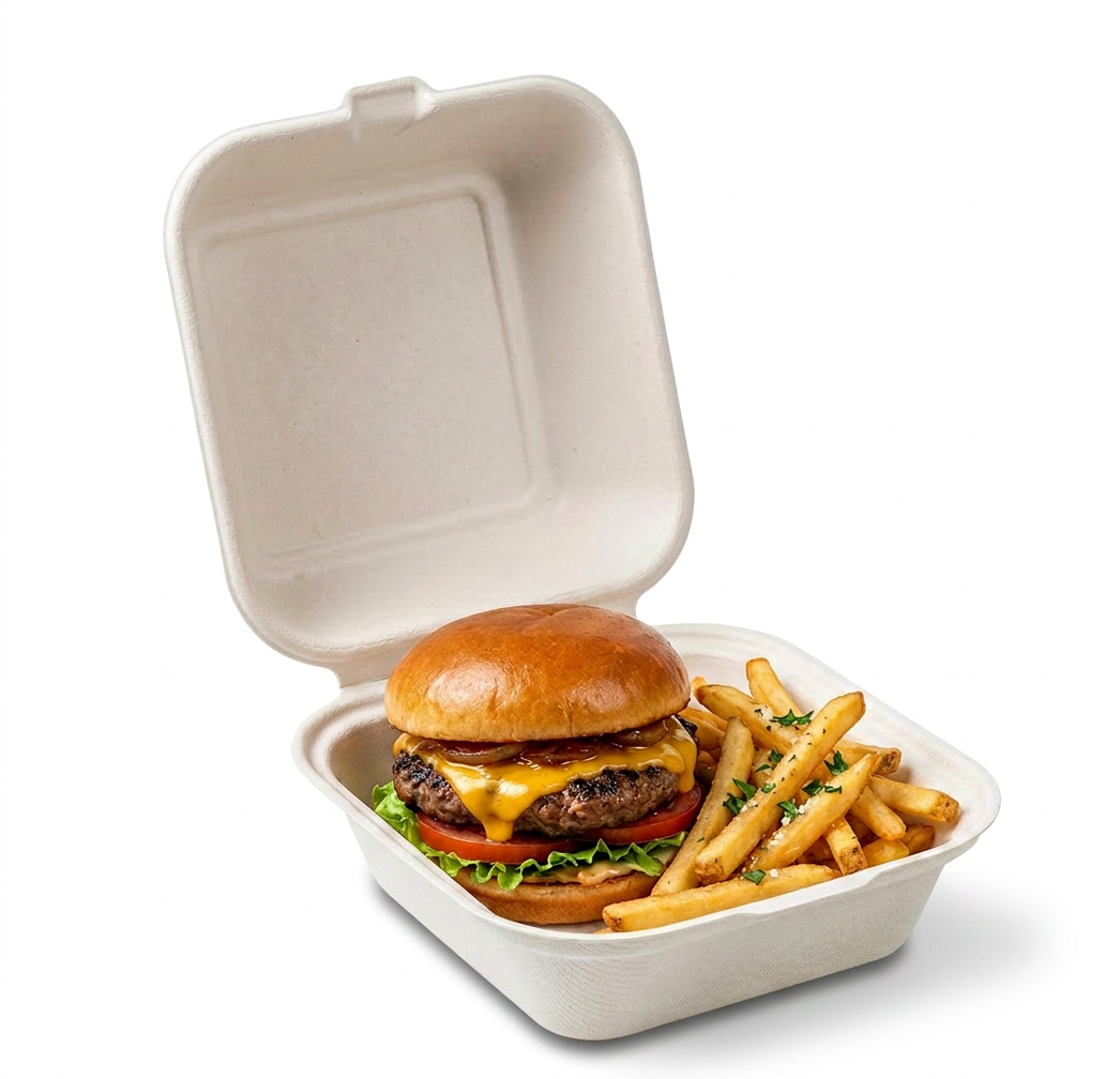6 x 6 container with food