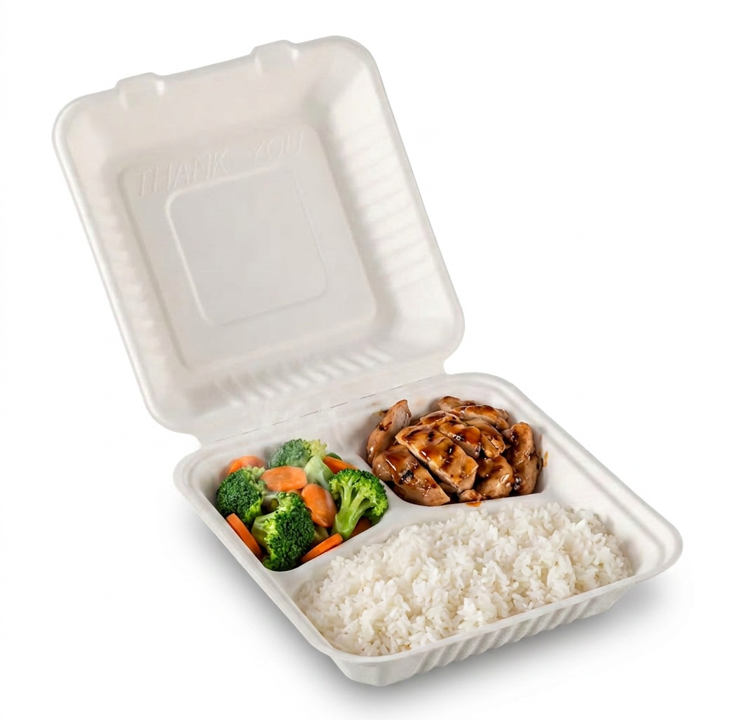 8 x 8 container with food